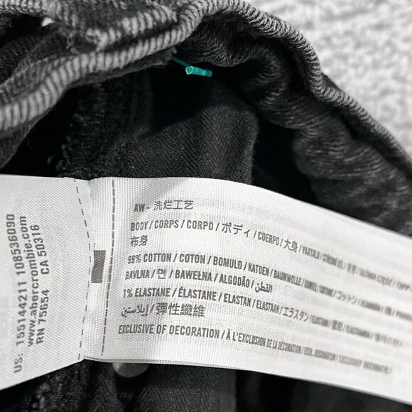 Abercrombie & Fitch Jeans Women  25 0 Ultra High Rise Ankle Straight Distressed - Picture 3 of 9